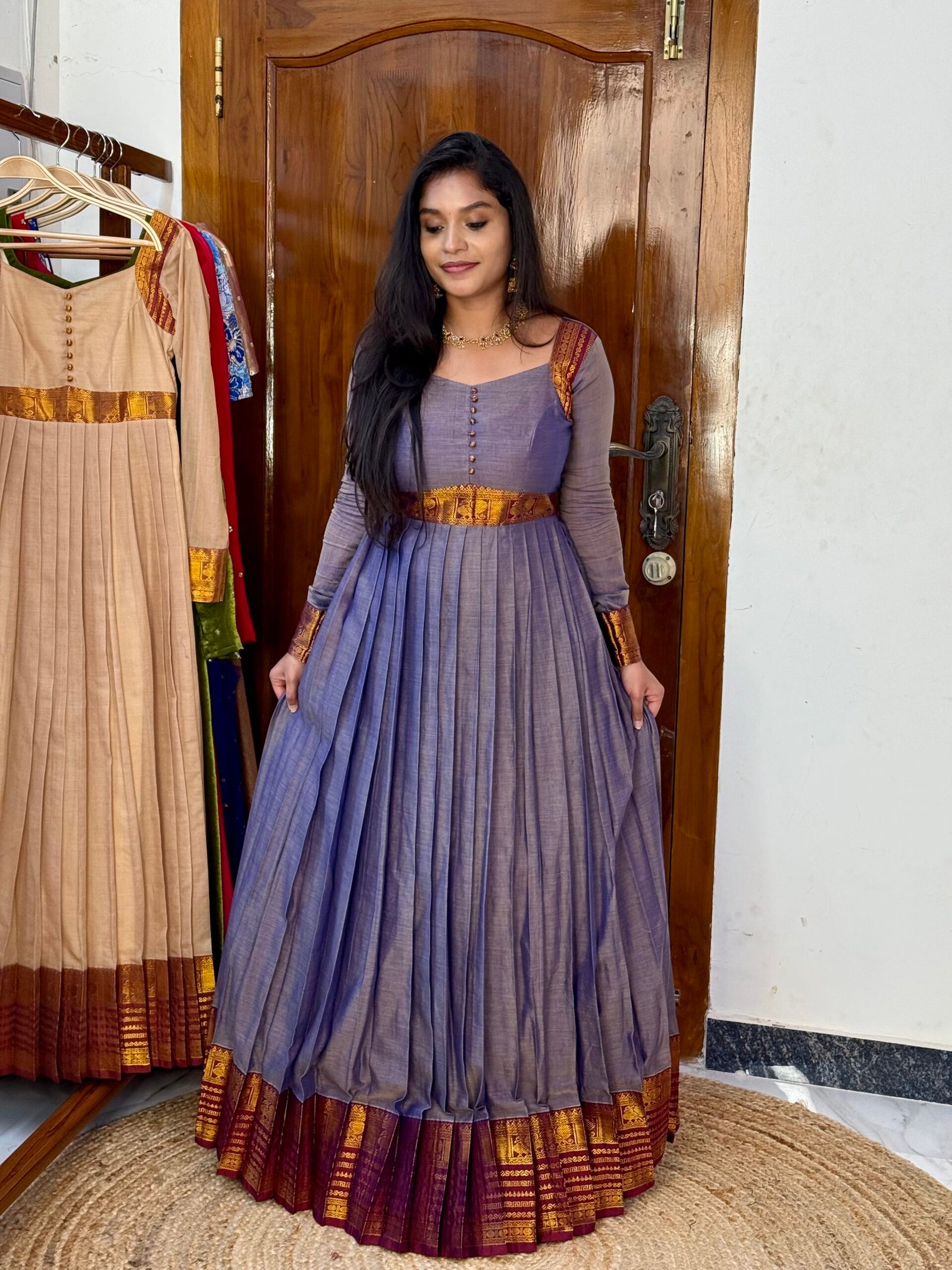 Ezhil Lavender Maxi dress