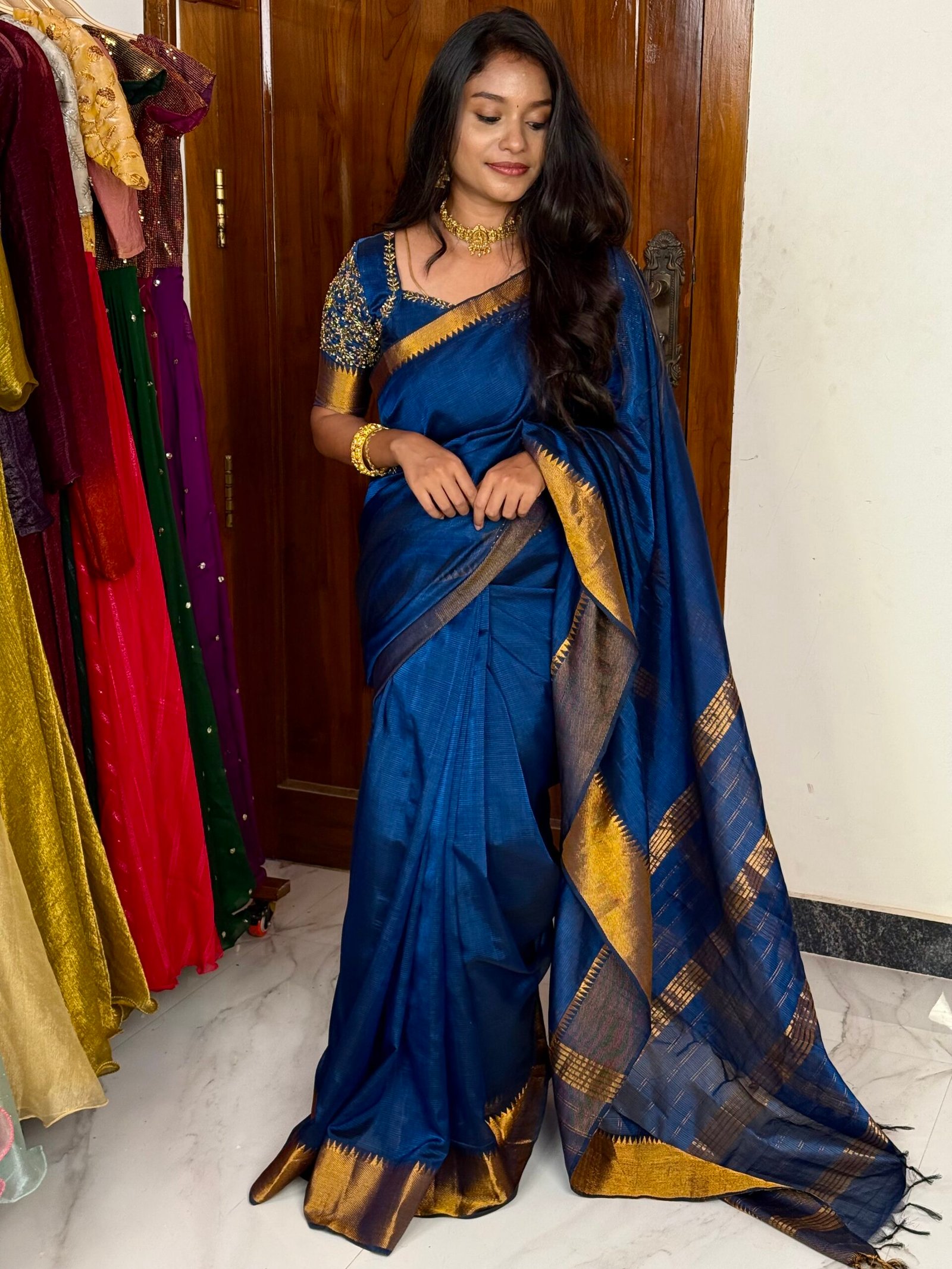 Mangalagiri Premium Silk Saree