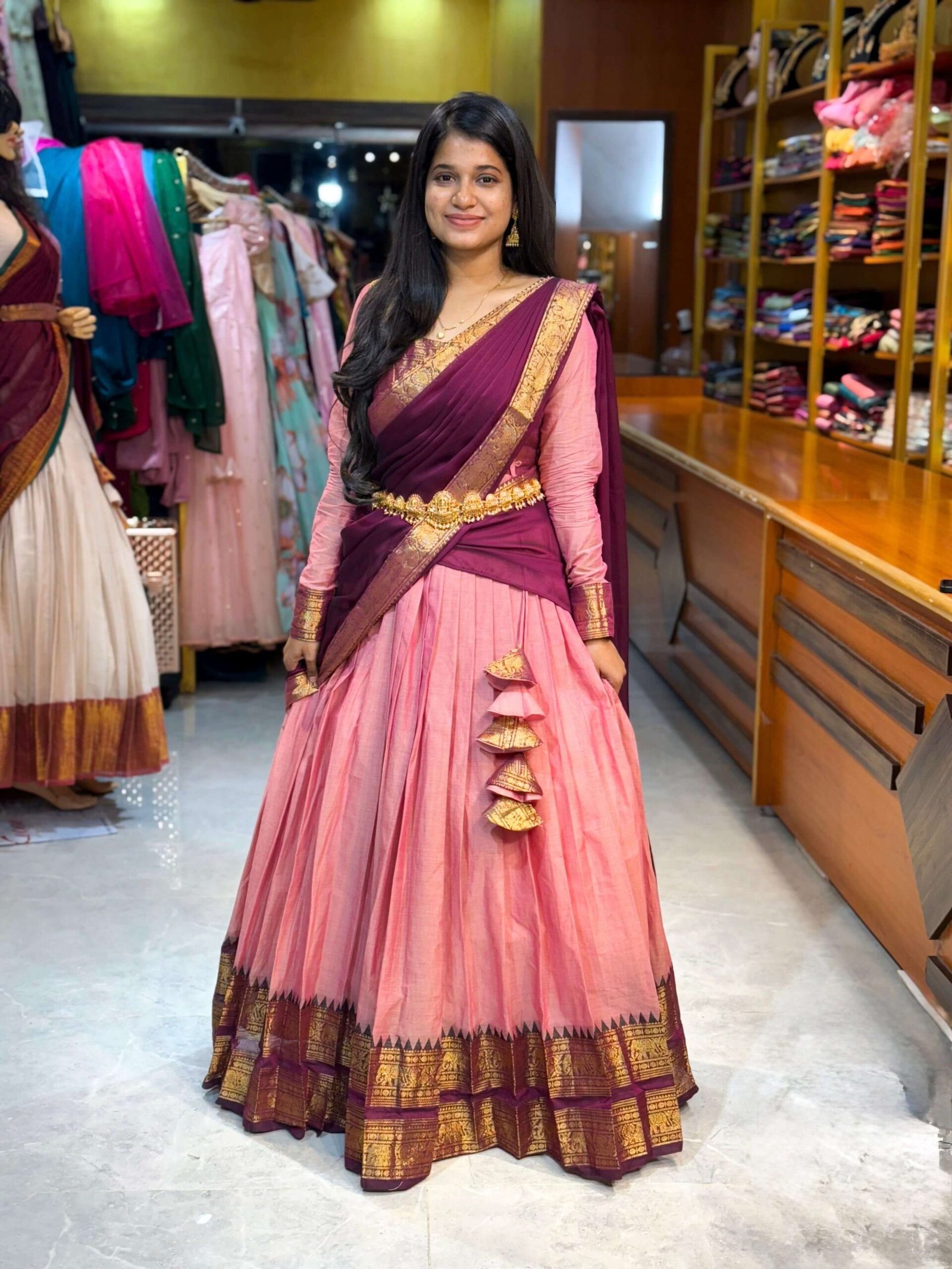MAYIL half sarees