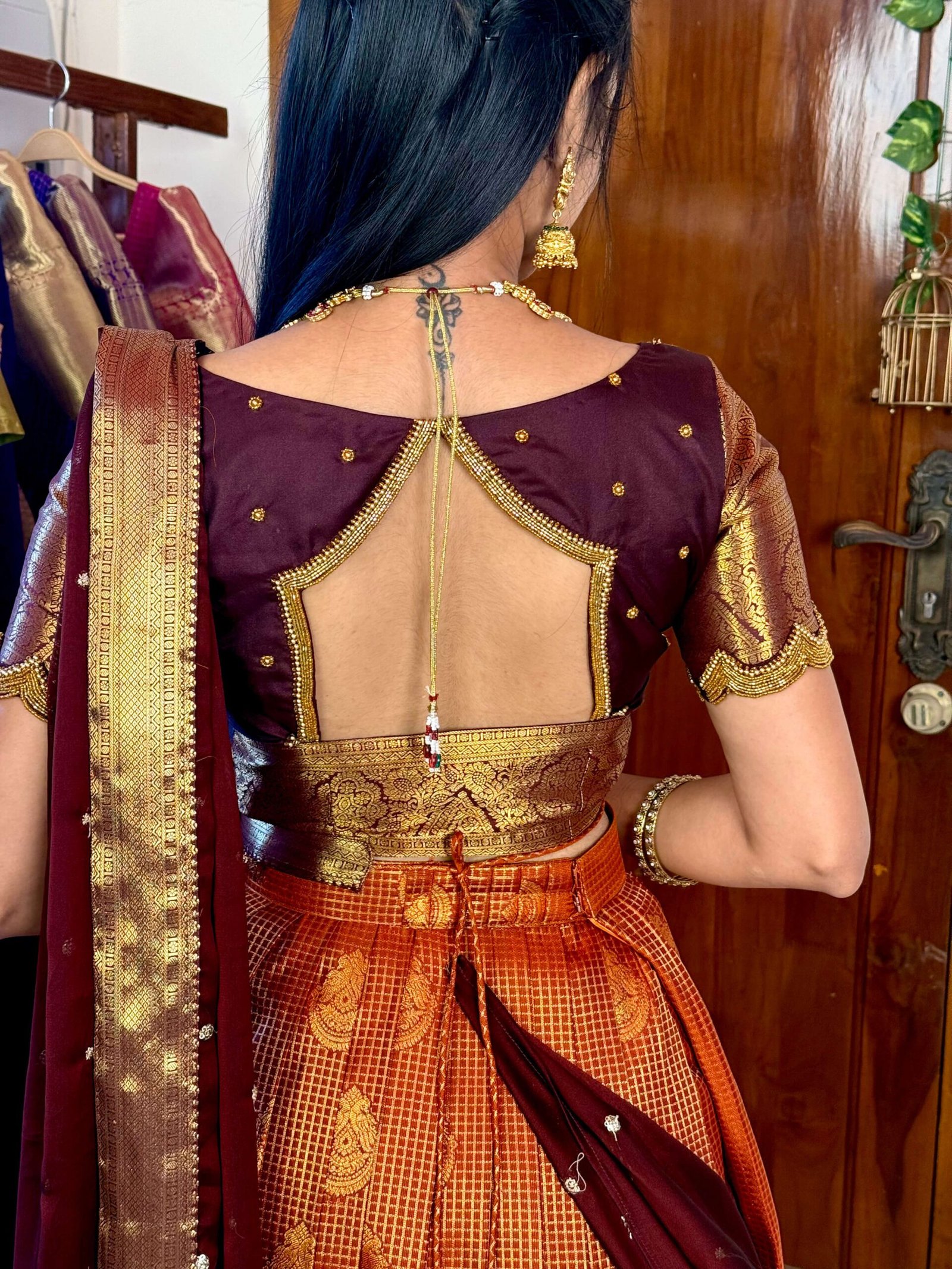 Premium Kanchipuram Silk Lehenga