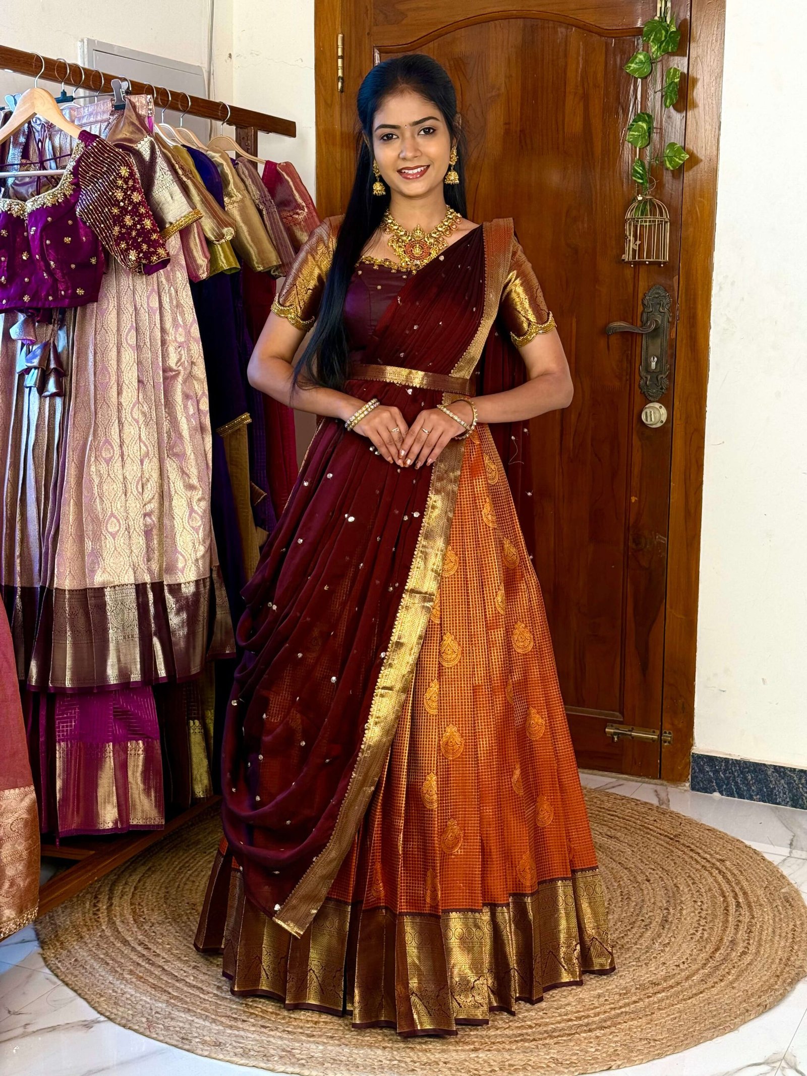 Premium Kanchipuram Silk Lehenga