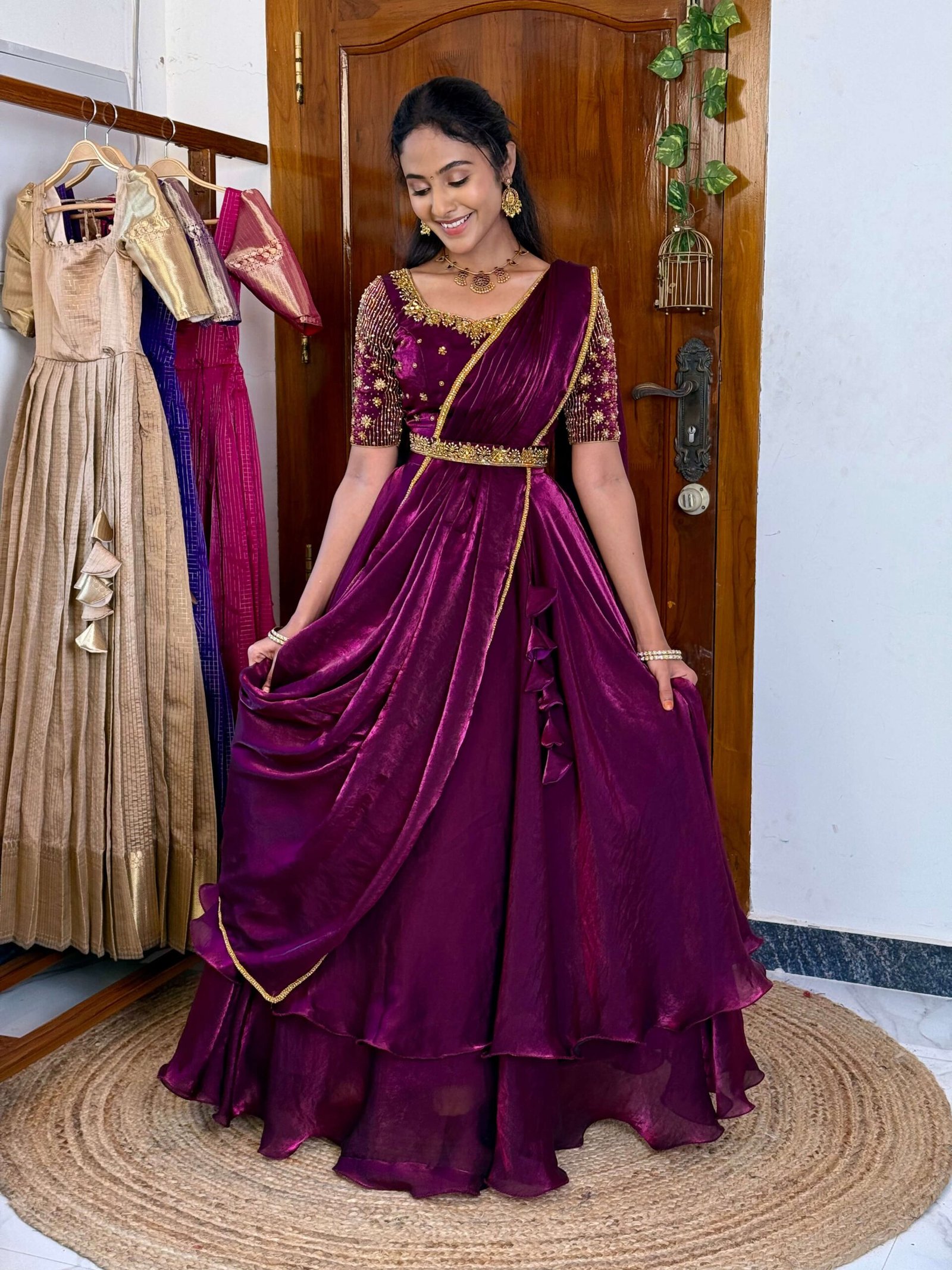 Purple bliss Lehenga