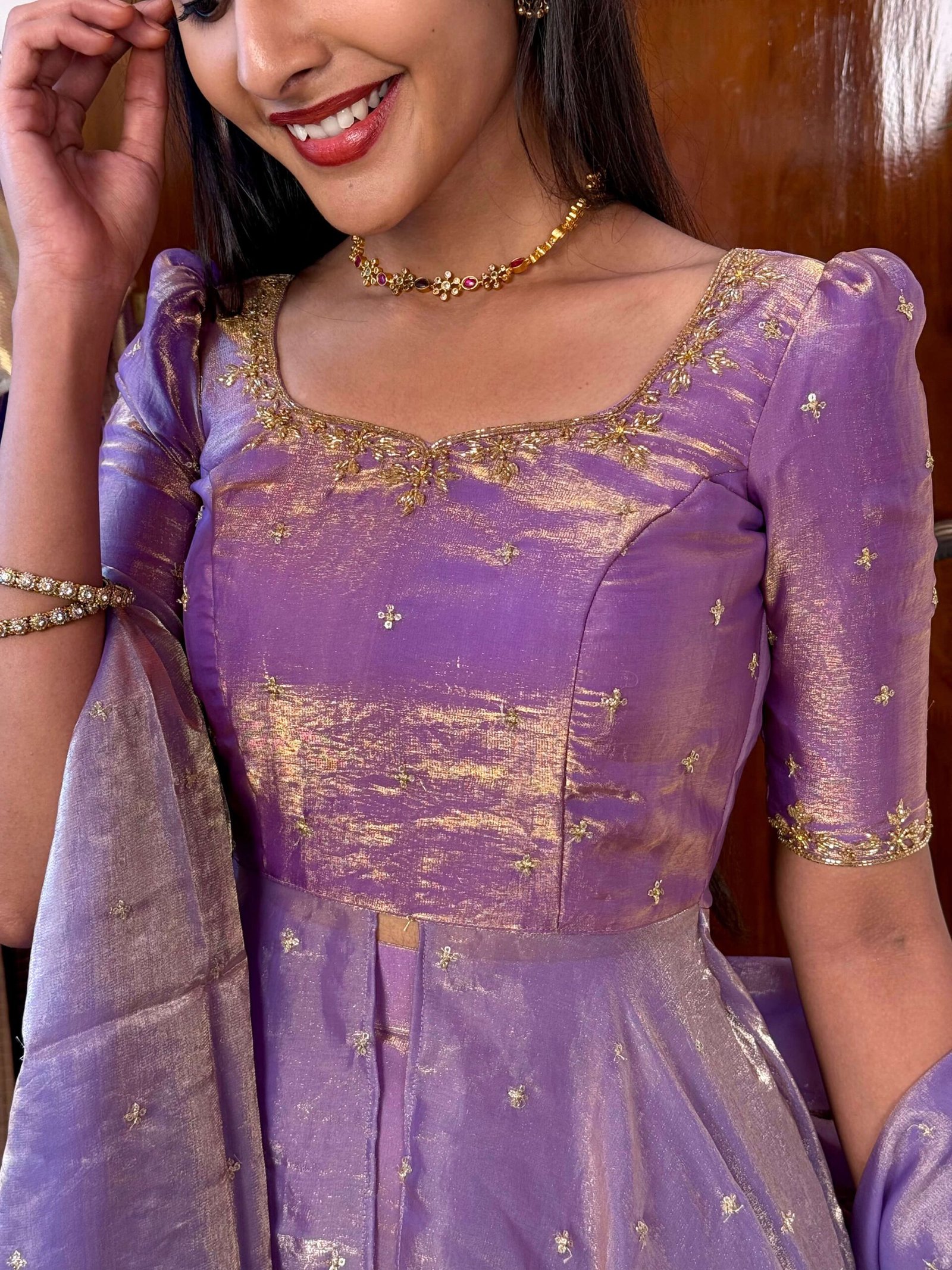 3 in 1 Lavender AIRA Lehenga