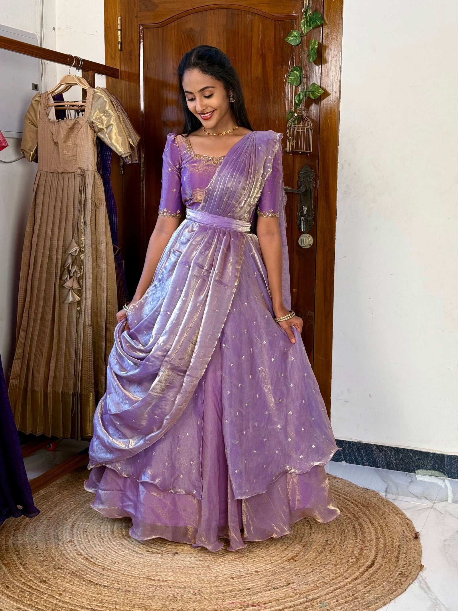 3 in 1 Lavender AIRA Lehenga