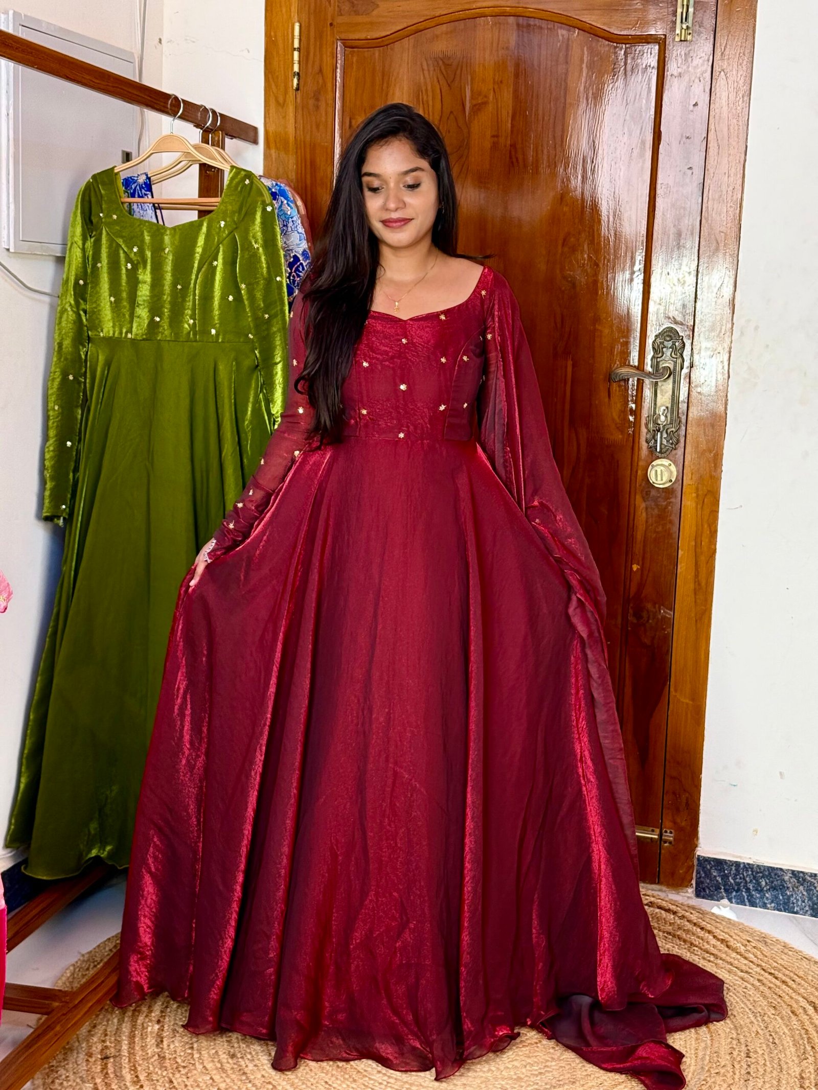SPARROW - Maroon maxi