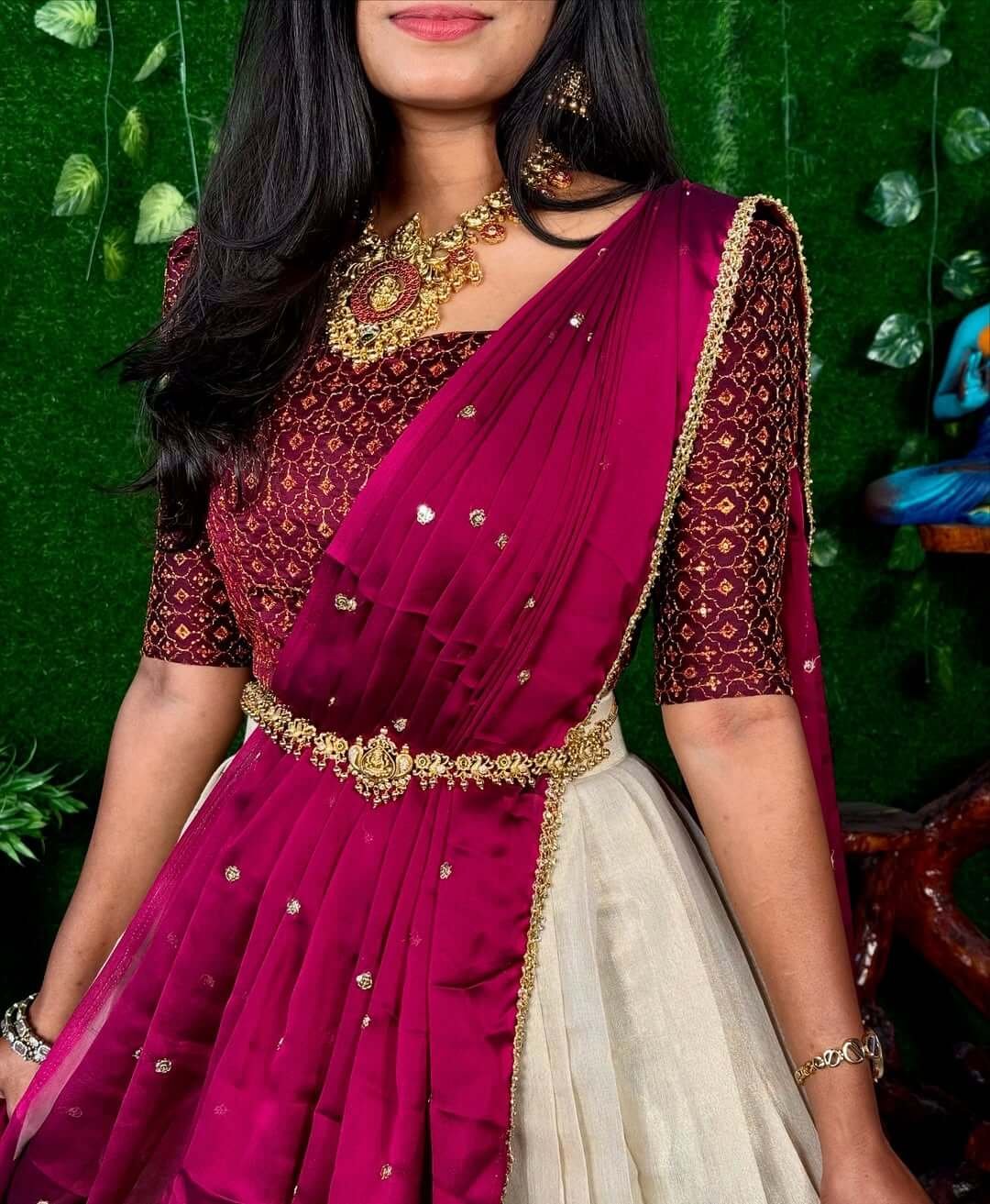 WINE ONAM (Lehenga)